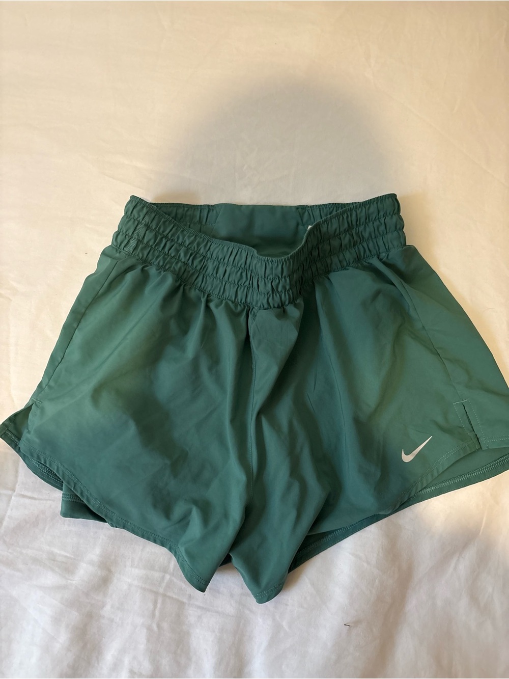 Nike Women's Teal Green Athletic Shorts